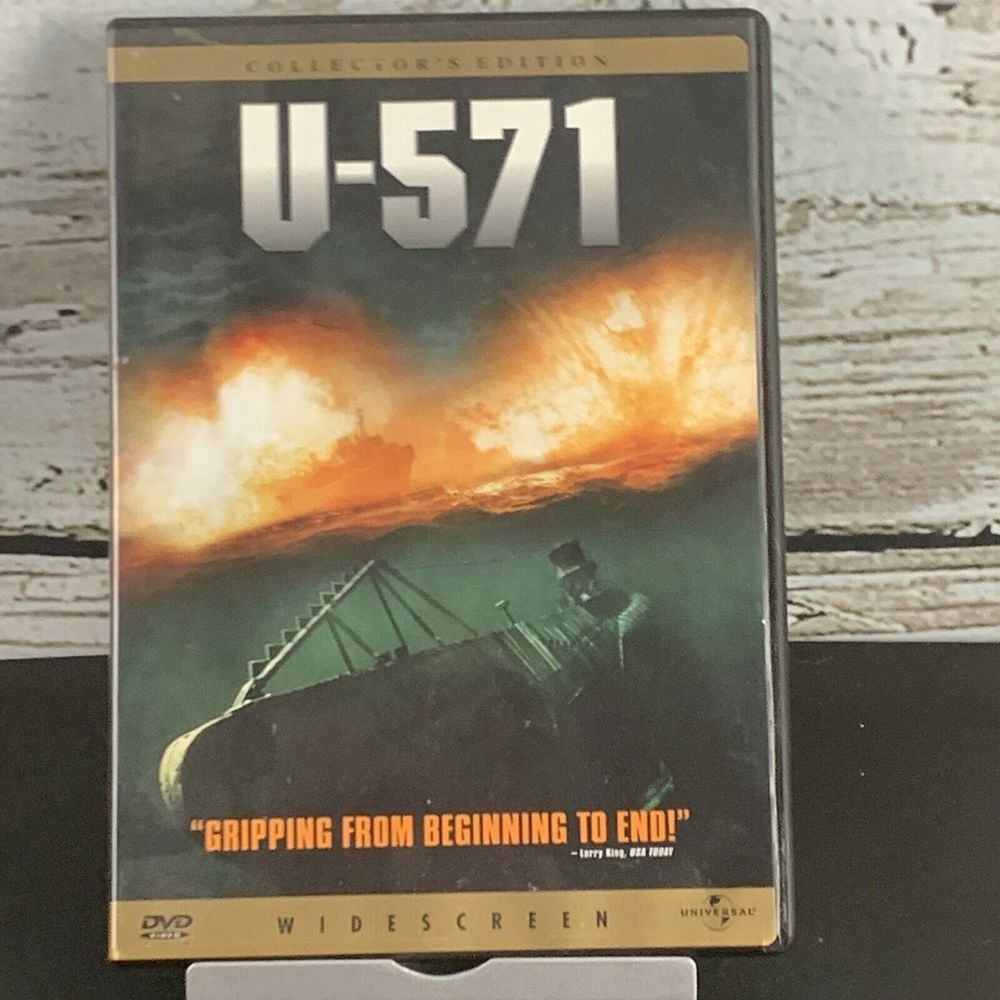 U-571 (DVD, 2000) Collector's Edition Widescreen Movie‎ Film War Action